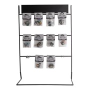 Hiking Stick Medallion Asst with Display | Manual Woodworkers