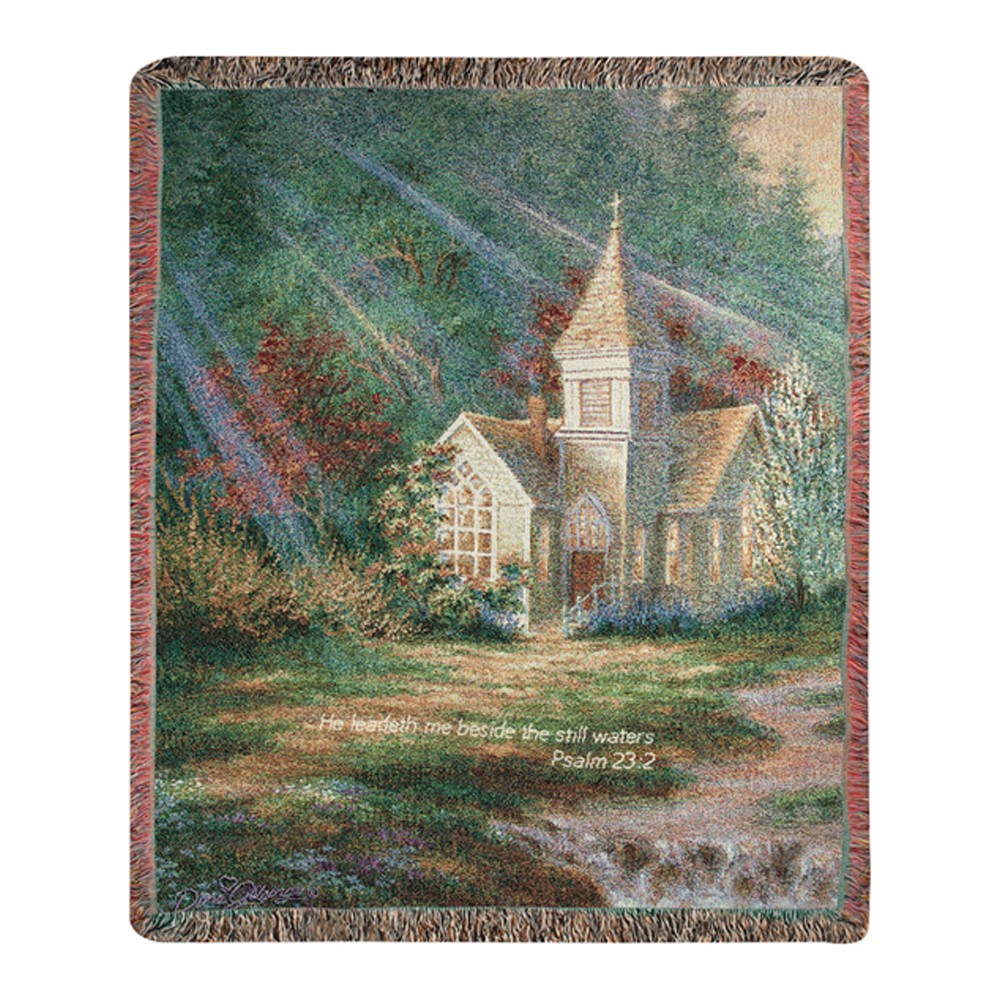 Be Still w/ Verse Tapestry Throw ATBSTV