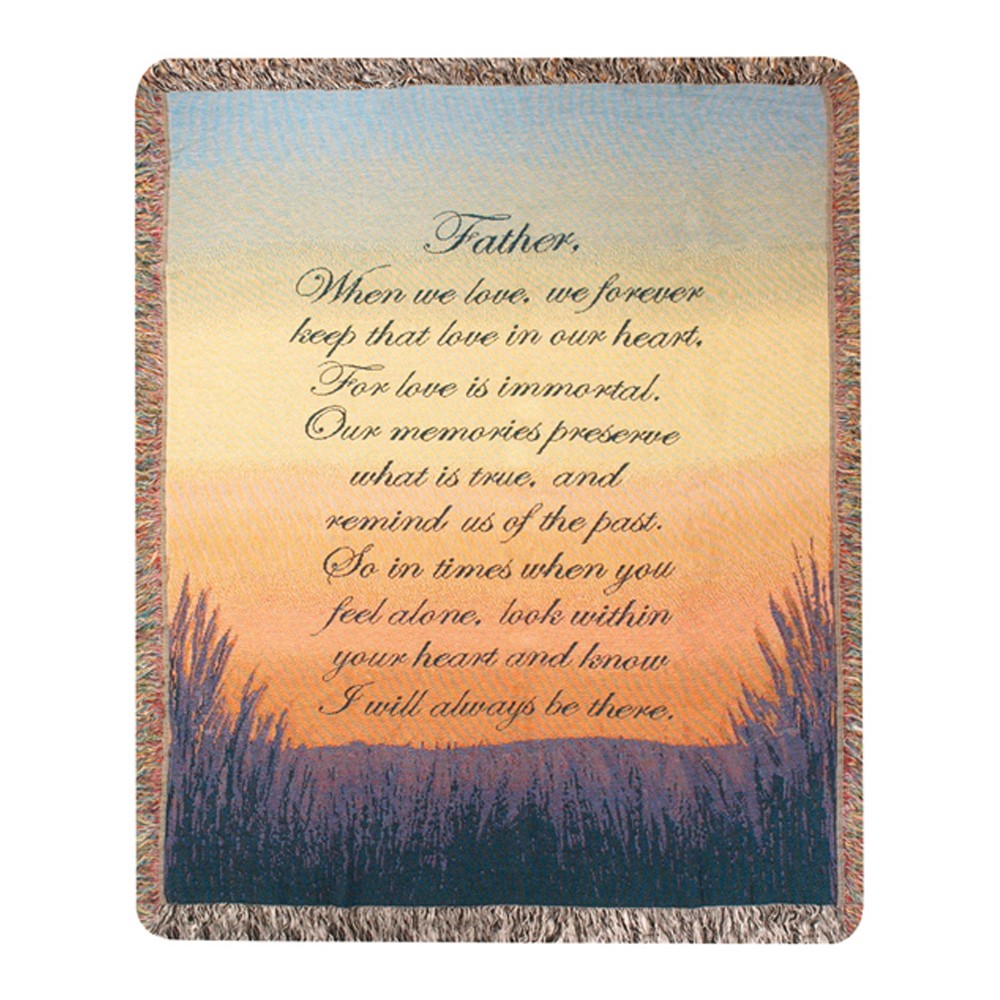 Forever A Father Tapestry Throw ATFEVRF