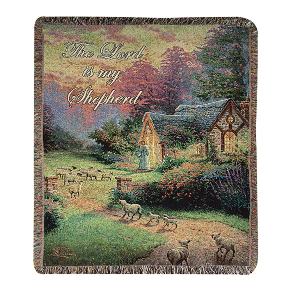 Good Shepherd's Cottage Tapestry Throw ATGSHC