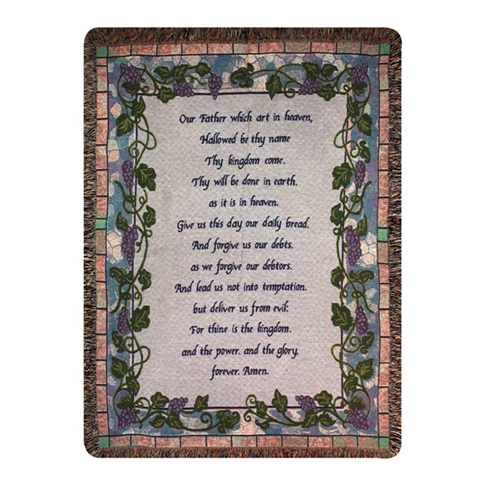 The Lord's Prayer Tapestry Throw ATLORD