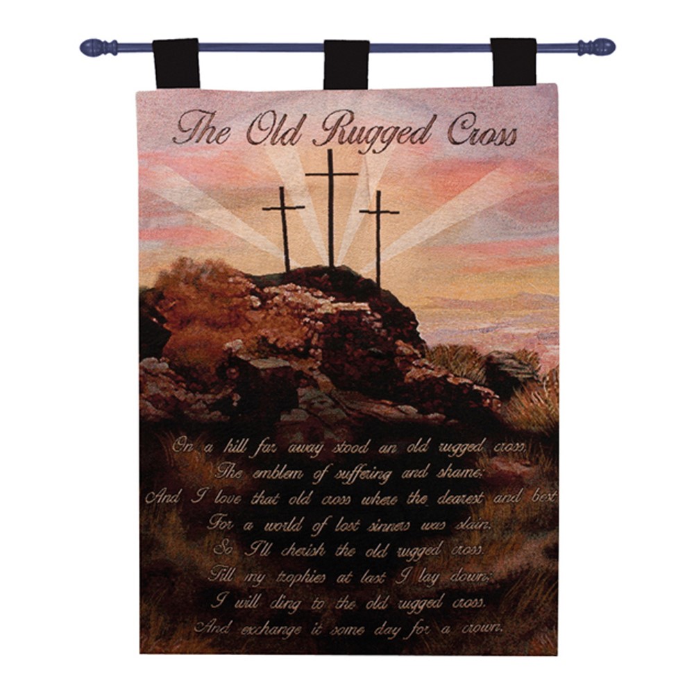 Old Rugged Cross Tapestry Wall Hanging HWTORC