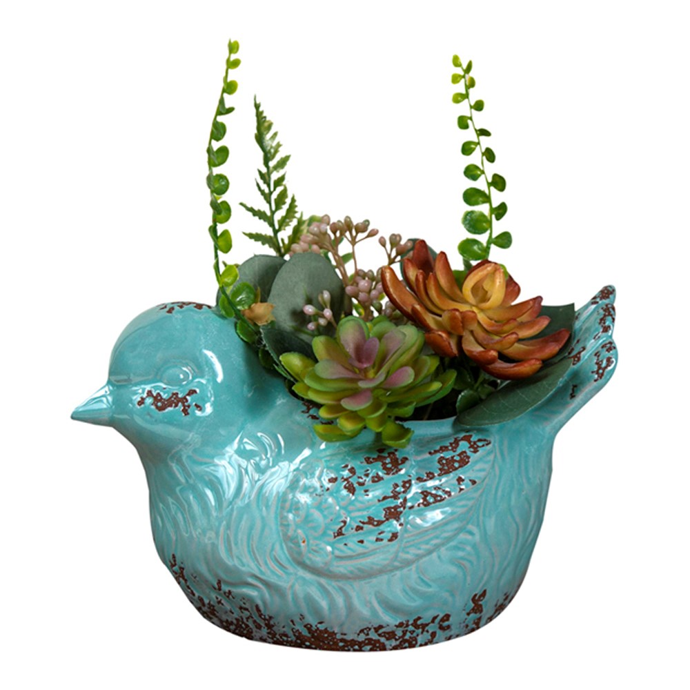 Ceramic Bird Flower Pot Ceramic Pot ICIJBF
