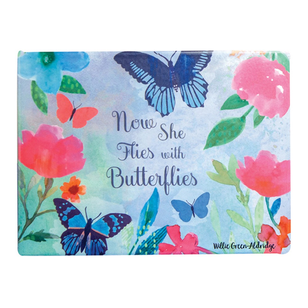 Now She Butterfly Ceramic Plaque ICIPFB