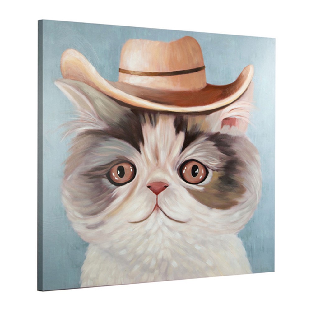 Carl The Cat Canvas Art IOCACTC
