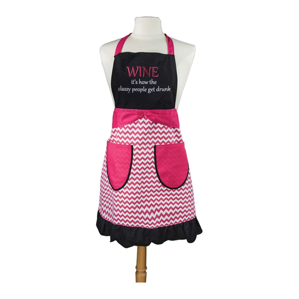 Wine Classy People Apron IOENWC