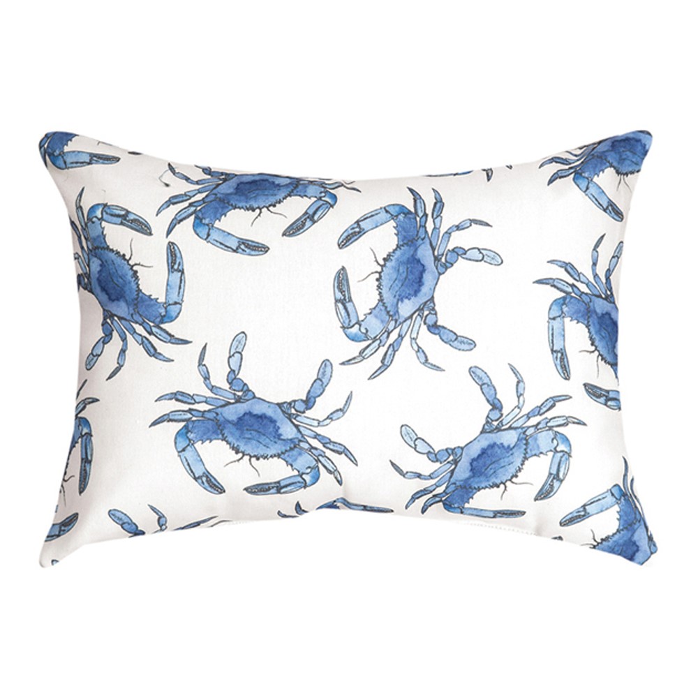 Blue Crab Climaweave Pillow SHBLCB