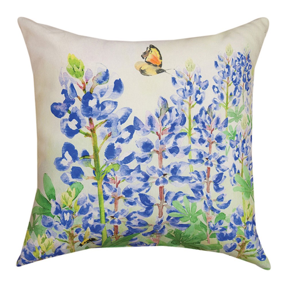 Bluebonets In Bloom Climaweave Pillow SLBLBM