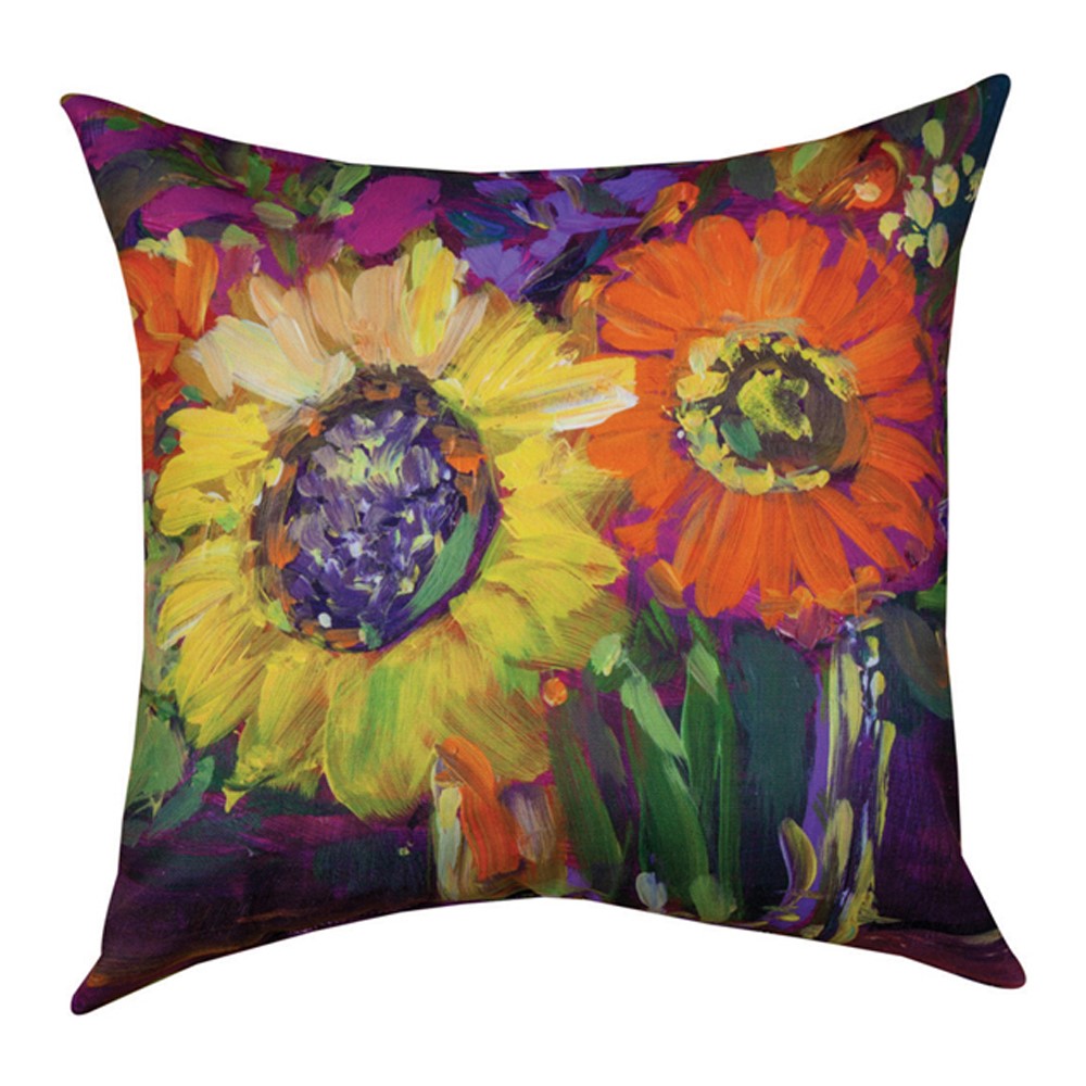 Floral Workshop Sunflowers Pillow SLFWSS