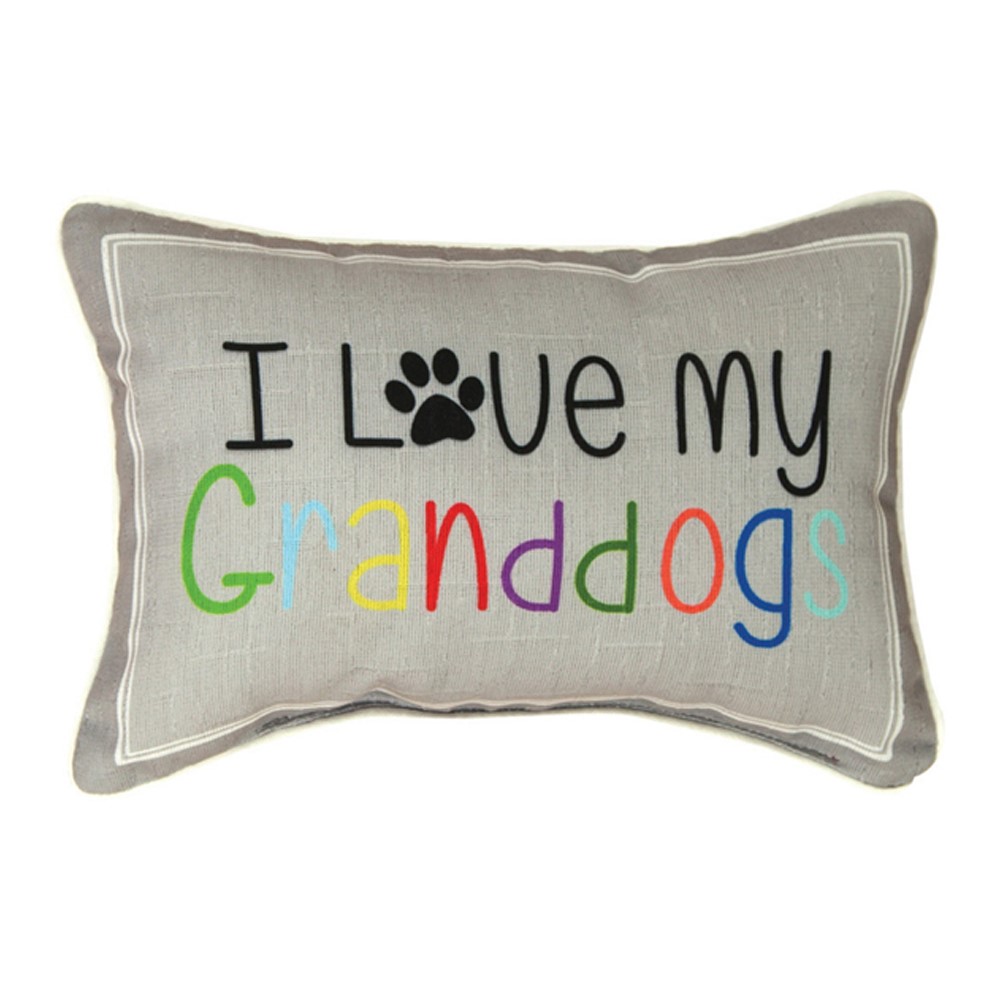 I Love My Granddogs Word Pillow SWILMG