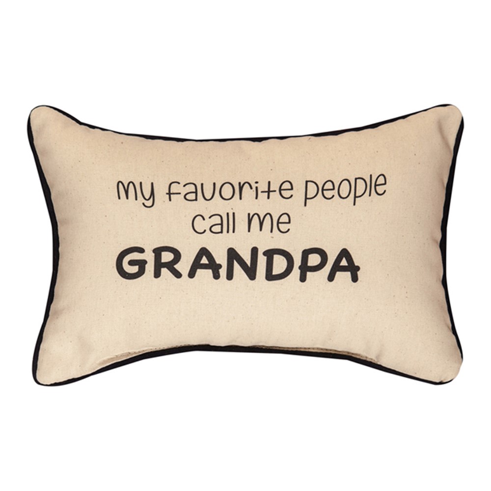 My Favorite People Call Me Grandpa Word Pillow SWPCGP
