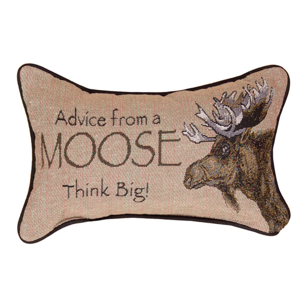 Advice From A Moose Word Pillow TWAMSE