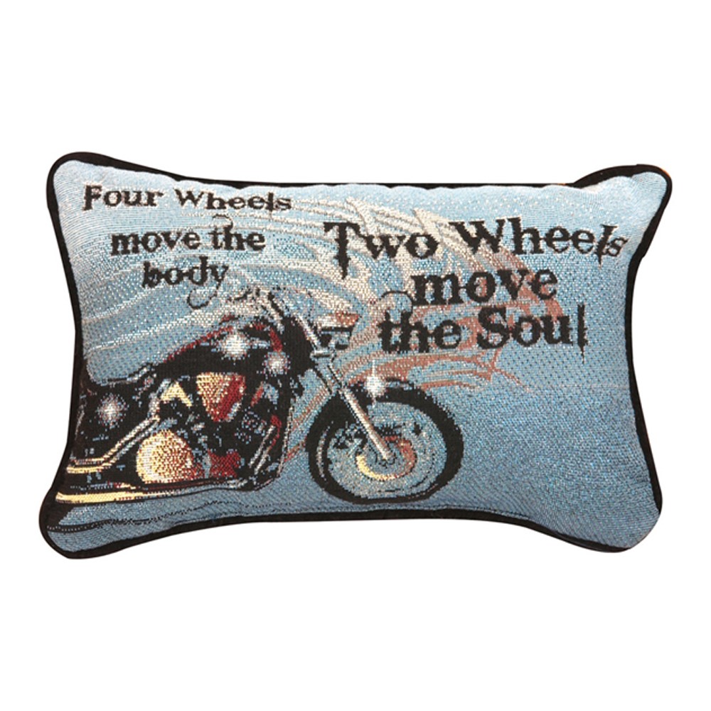Four Wheels Move The Body Word Pillow TWFWMB