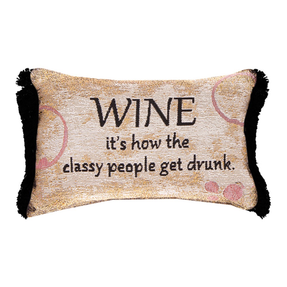 Wine...People Get Drunk Word Pillow TWWIHD