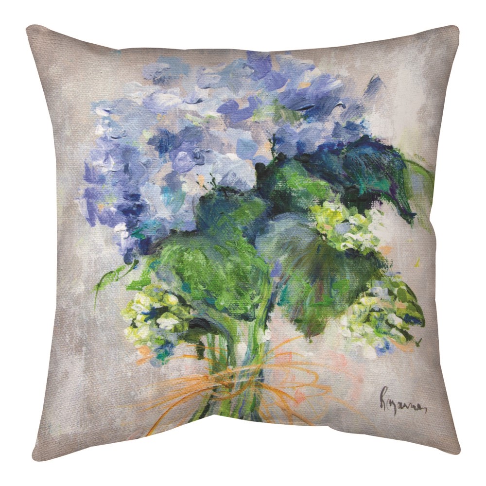 Blue Hydrangea Climaweave Pillow SLBH