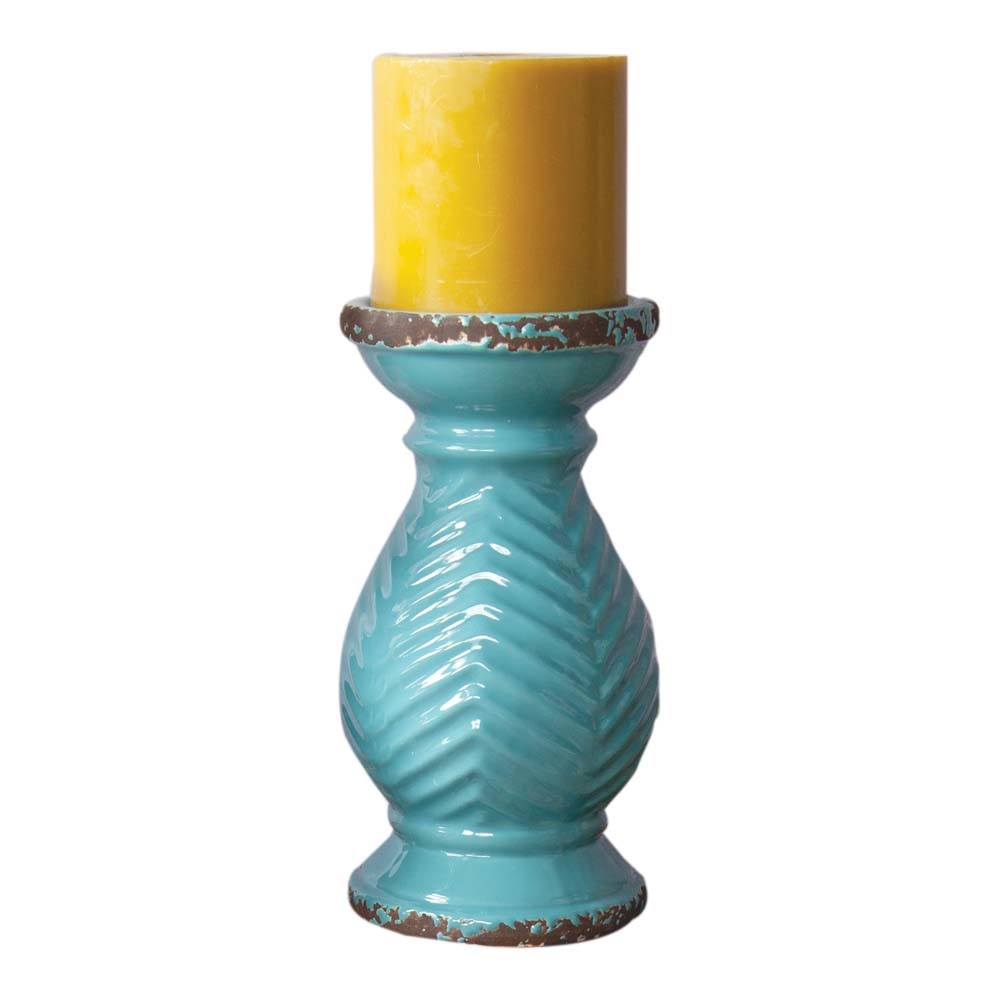 Earth Candle Holder Turquoise Small ICCSTQ