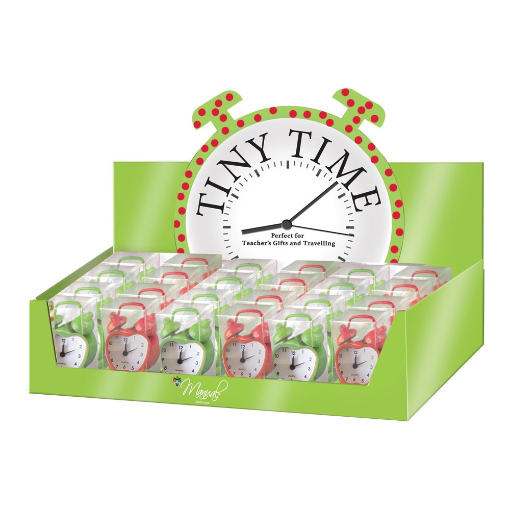 Tiny Time Solids Alarm Clock Assortment IKCLRG