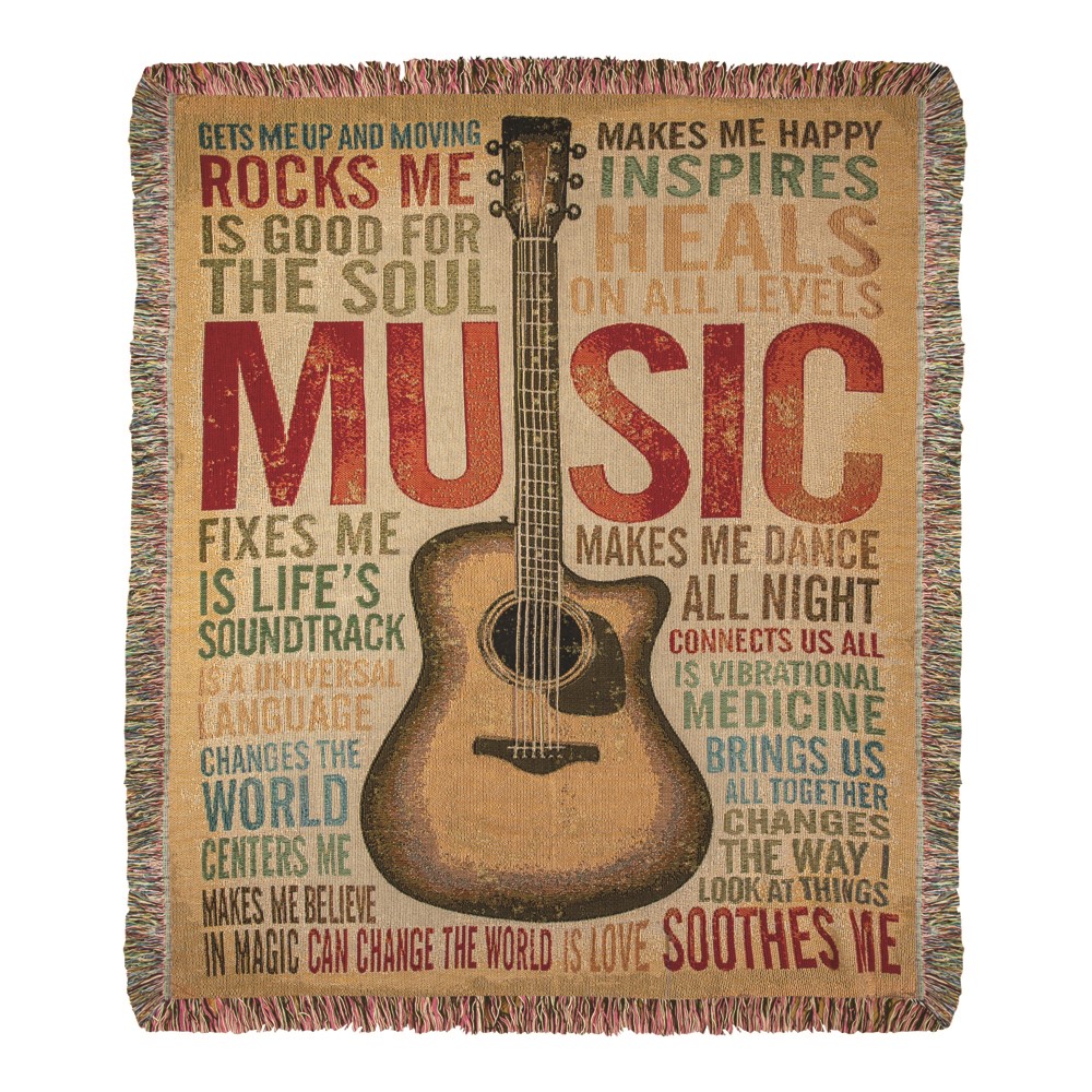 Music Tapestry Throw ATMUS