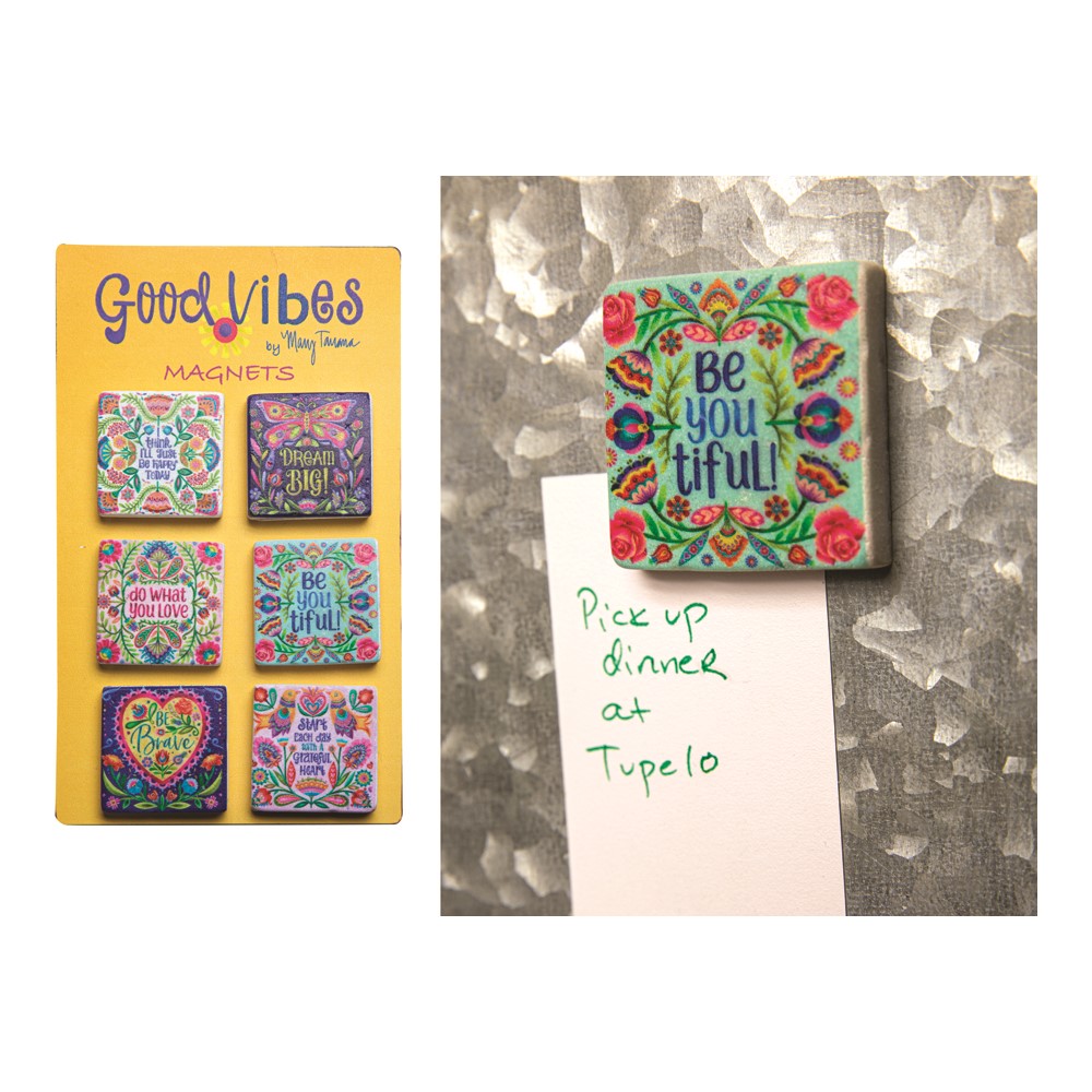 Good Vibes Resin Magnets IMMAGV