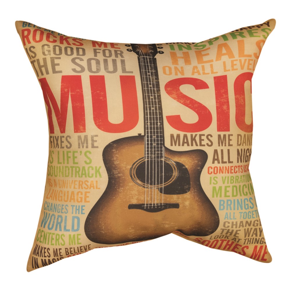 Music Climaweave Pillow SLMUS