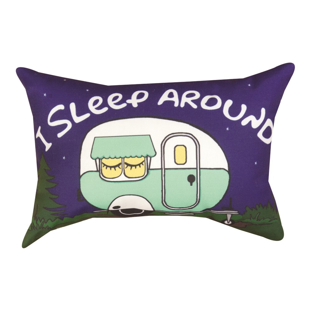 I Sleep Around… Word Pillow SWISA