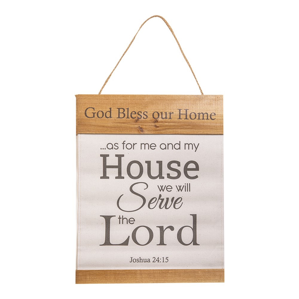 God Bless Our Home Canvas Wall Decor IOINGB