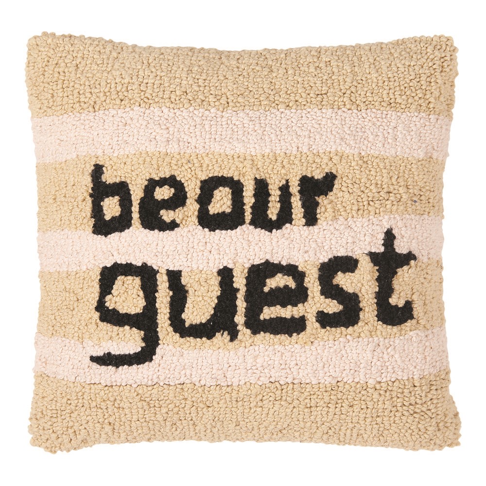 Be Our Guest Hooked Pillow Manual Woodworkers Weavers