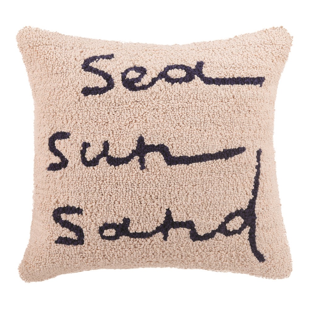 Sea Sand Sun Hooked Pillow IPHPSS