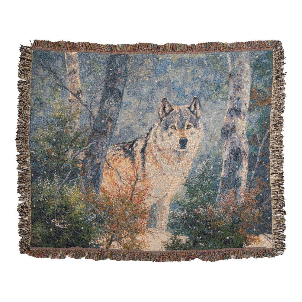 Snowy Silence Tapestry Throw ATSWS