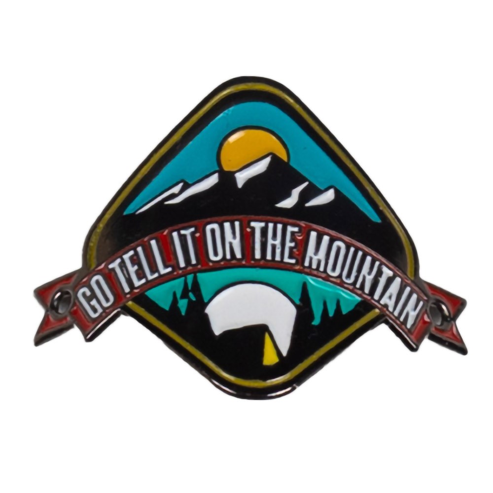 Hiking Stick Medallion - Go Tell IMMDGT