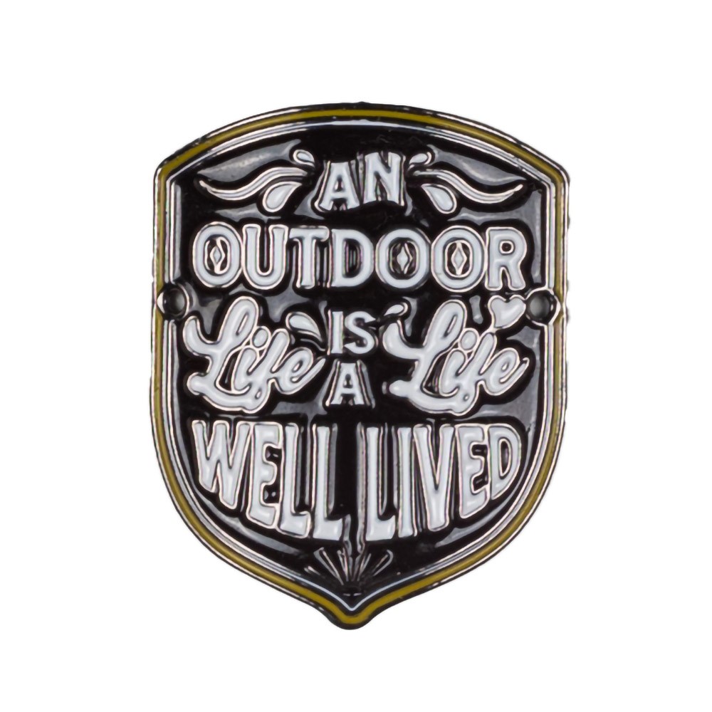 Hiking Stick Medallion - Outdoor Well Lived IMMDOL