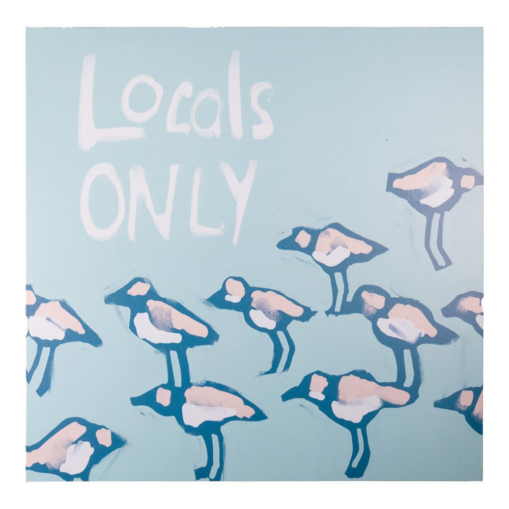 Locals Only Outdoor Canvas IOCALO