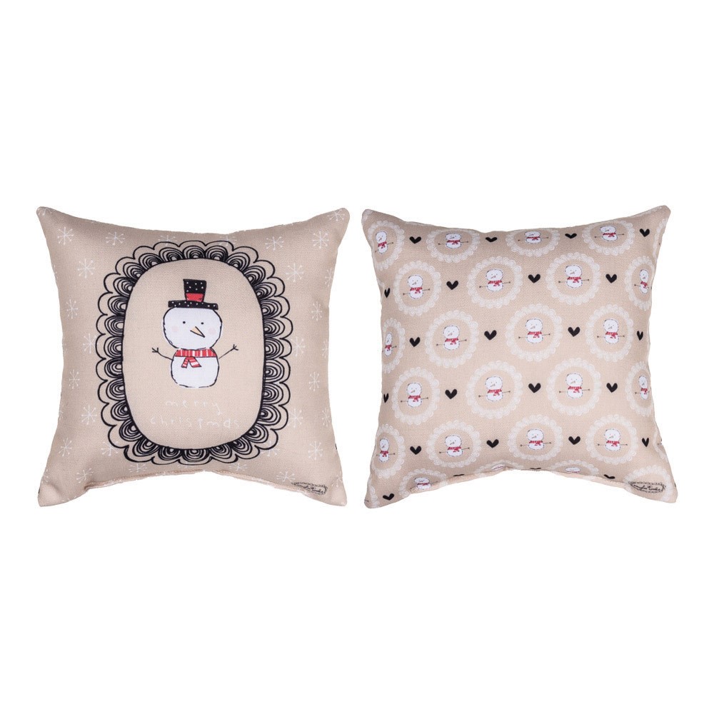 Snow Pals Merry Christmas Pillow SDSPM