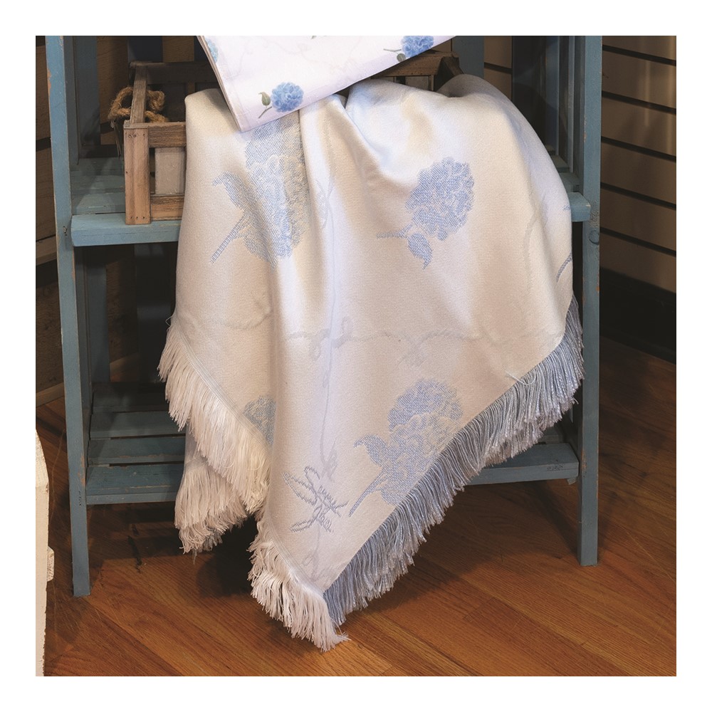 Etre Fleur Blue Rayon Throw A10EFB