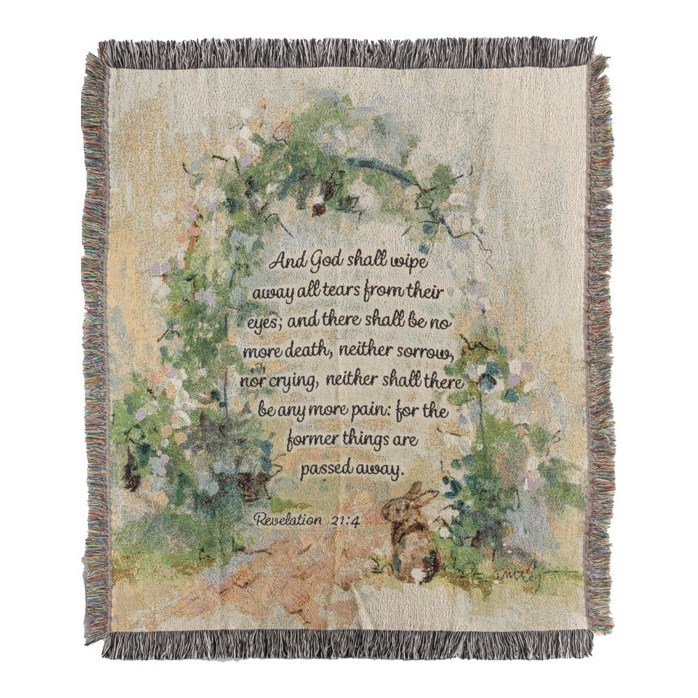 Rose Arch In Garden Woven Tapestry Throw ATRAIG