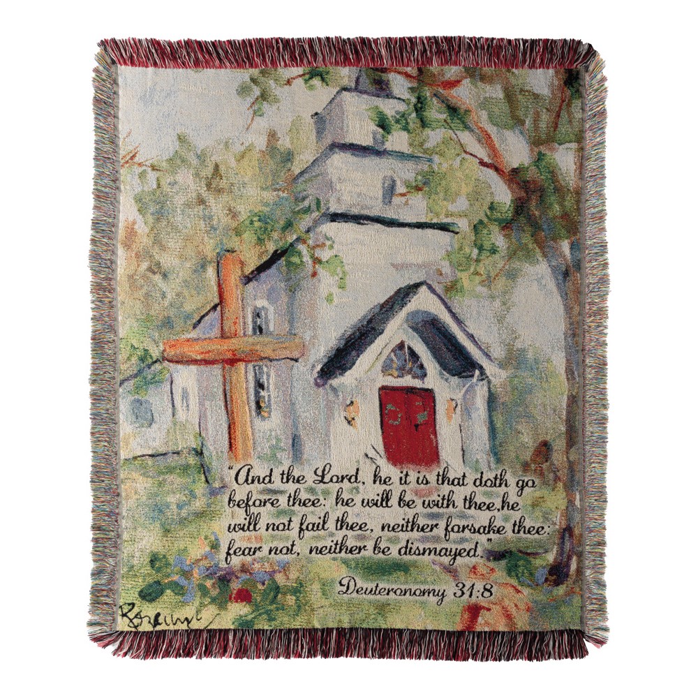 Historic Church Tapestry Throw ATHCAL