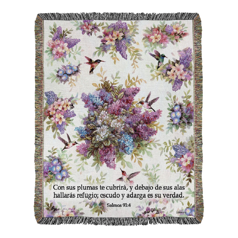 Whisper Wings Tapestry Throw - Spanish ATWHWWH