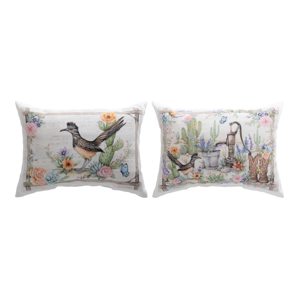 Rosewood Ranch - Roadrunner Climaweave Pillow SHRWRR