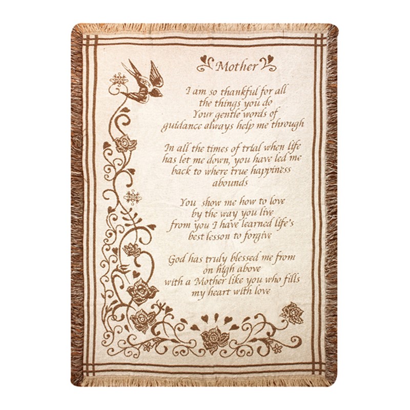 Mother..So Thankful Tapestry Throw AMSOTF