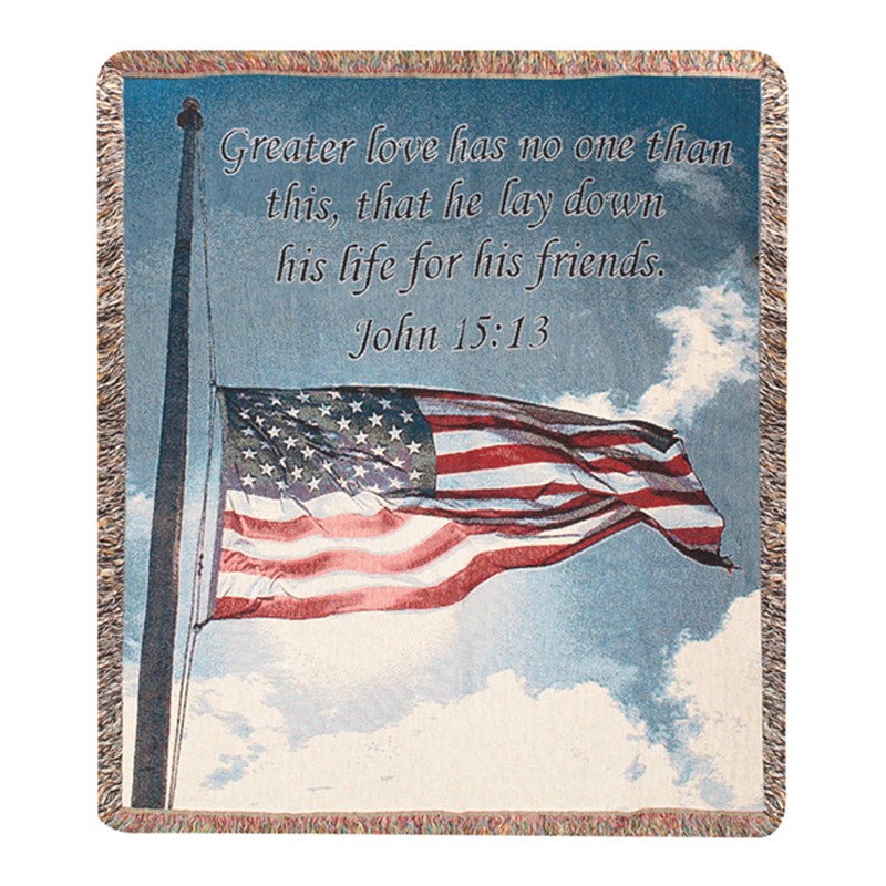 A Salute To Our Soldiers Tapestry Throw ATASOS