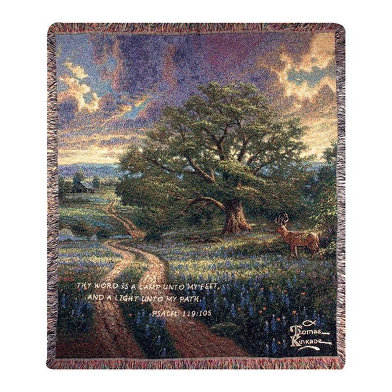 Country Living w/ Verse Tapestry Throw ATCLVV