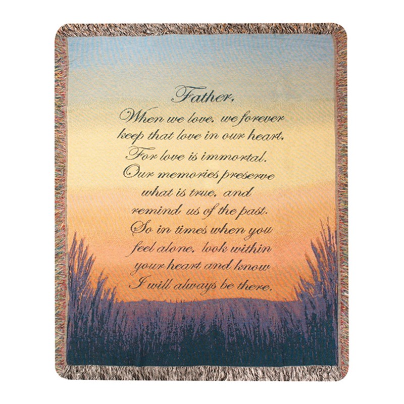 Forever A Father Tapestry Throw ATFEVRF