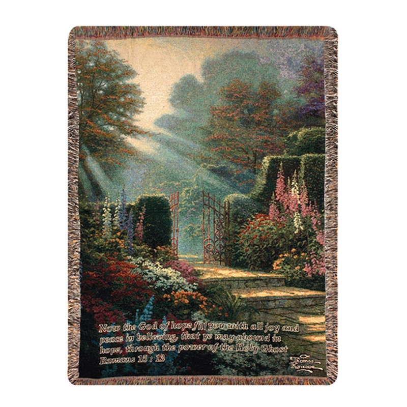 Garden of Grace w/ Verse Tapestry Throw ATGGV
