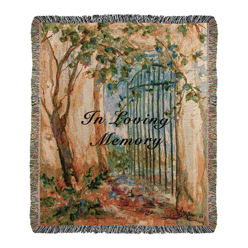 In Loving Memory Gate Tapestry Throw ATILMG