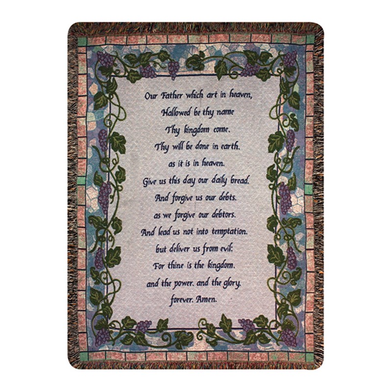 The Lord's Prayer Tapestry Throw ATLORD