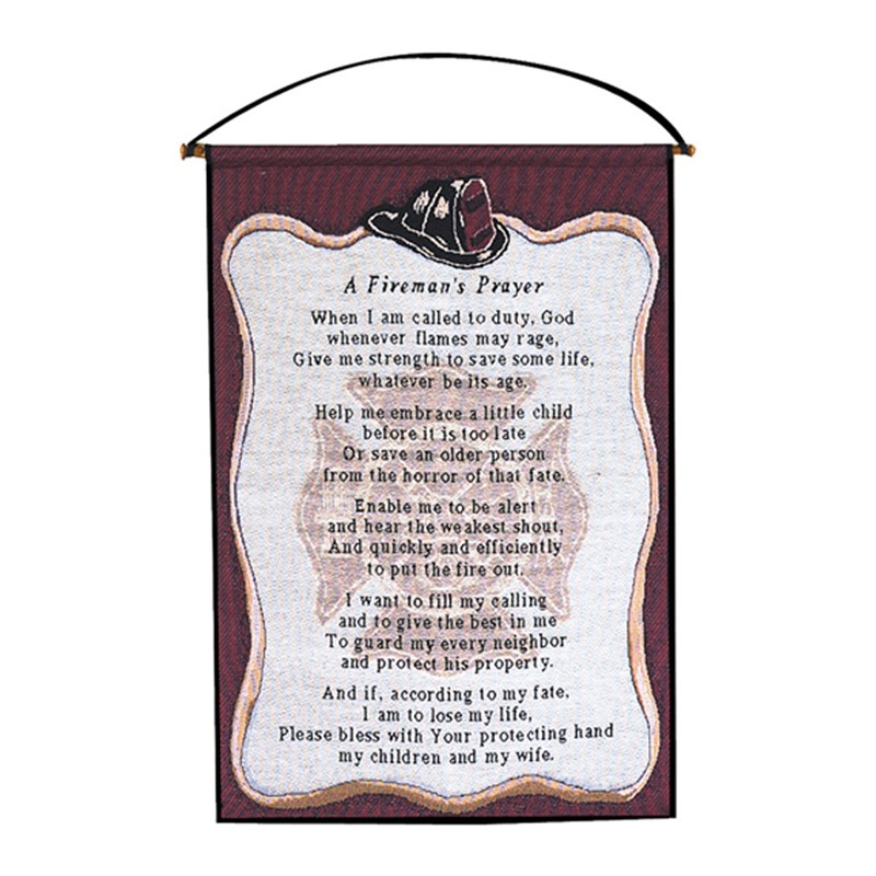 A Firemans Prayer Wall Hanging HWAFP