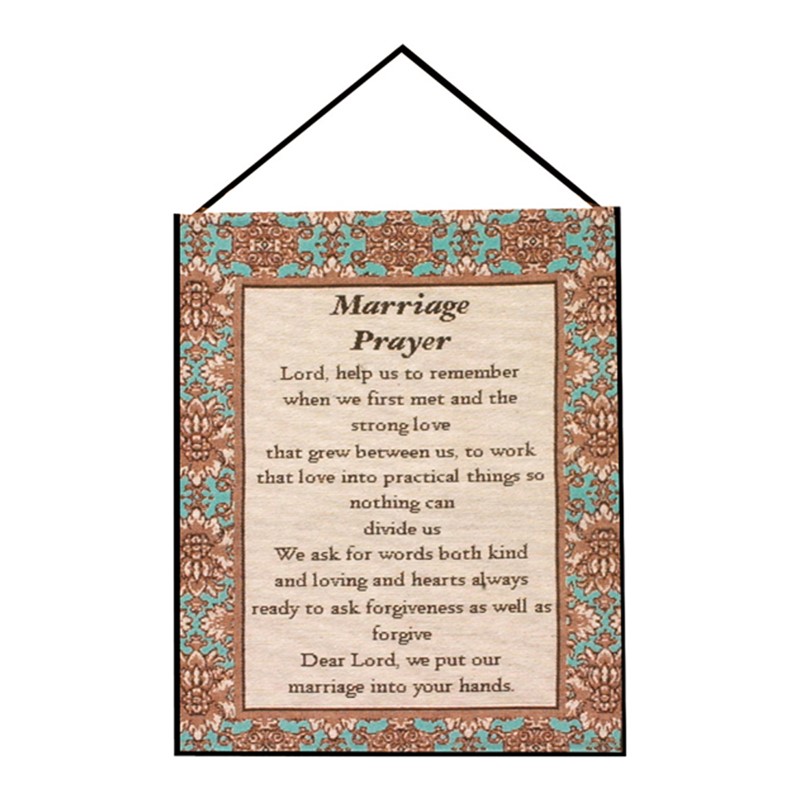 Marriage Prayer Tapestry Bannerette HWMARP