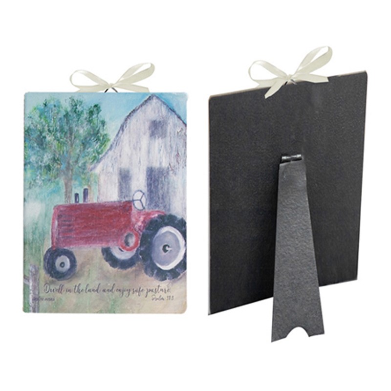 Dwell In The Land Ceramic Inspirational Plaque ICIPDL