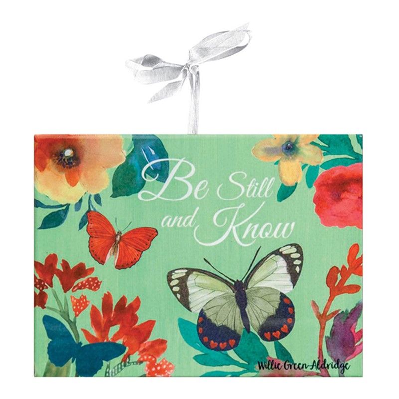 Be Still Butterfly Ceramic Plaque ICIPSK