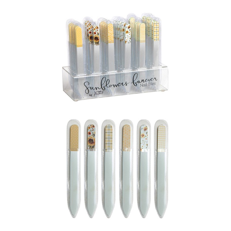 Sunflowers Forever Glass Nail File Assortment IGIJSU